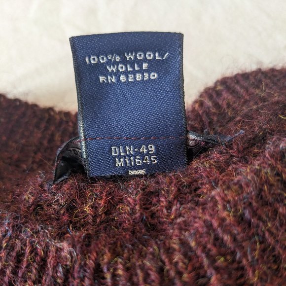 SOLD Land's End 100% Wool Sweater - Size M - EUC - Picture 6 of 8